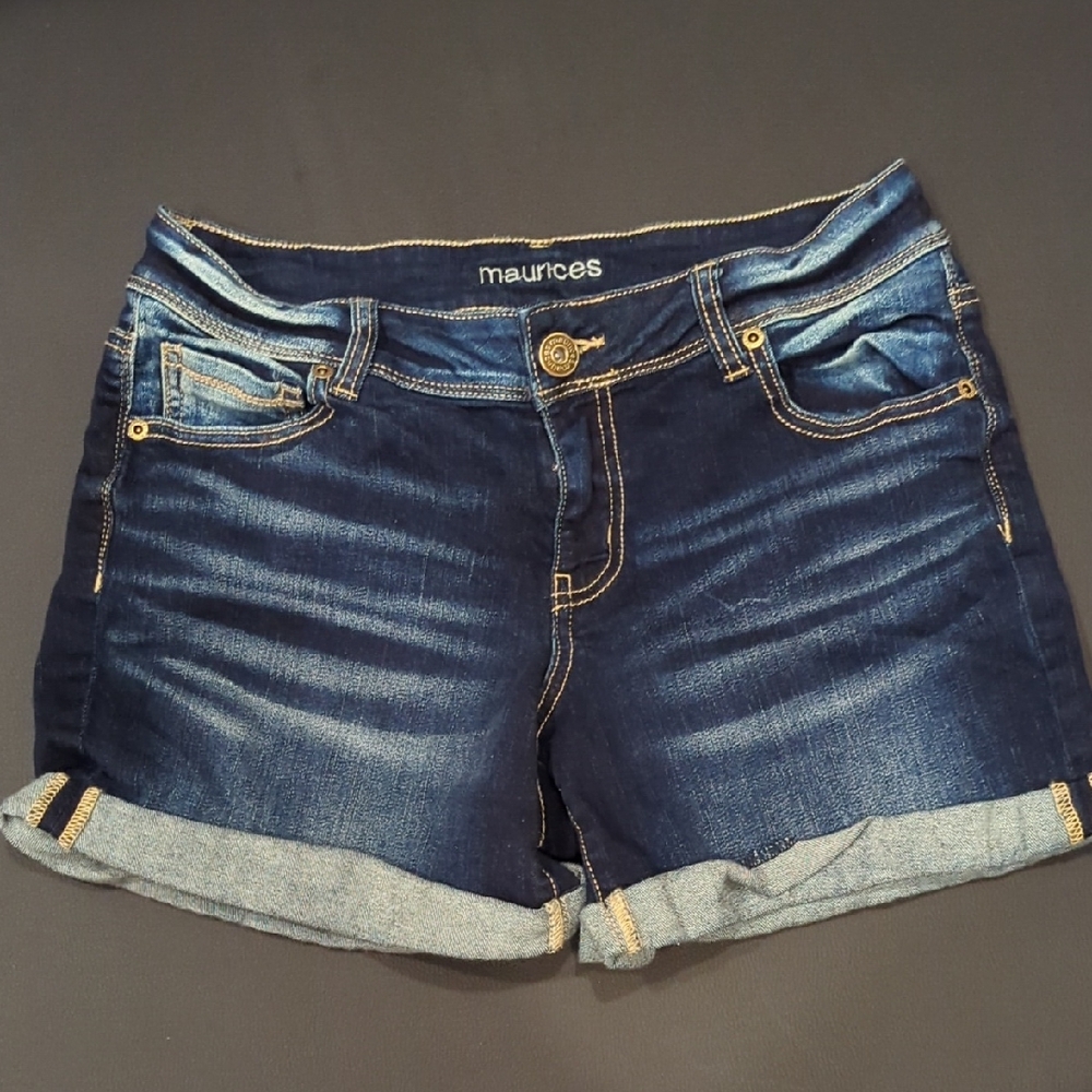 Maurices Blue Jean Shorts Classic Denim Style